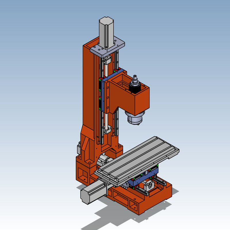 TableTop CNC mill VMC milling machine Cast-Iron Frame kit
